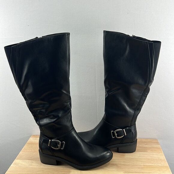 Baretraps Sasson Tall Boot- Black- Size 6.5 M- NIB - Picture 2 of 7